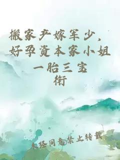 搬家产嫁军少,好孕资本家小姐一胎三宝